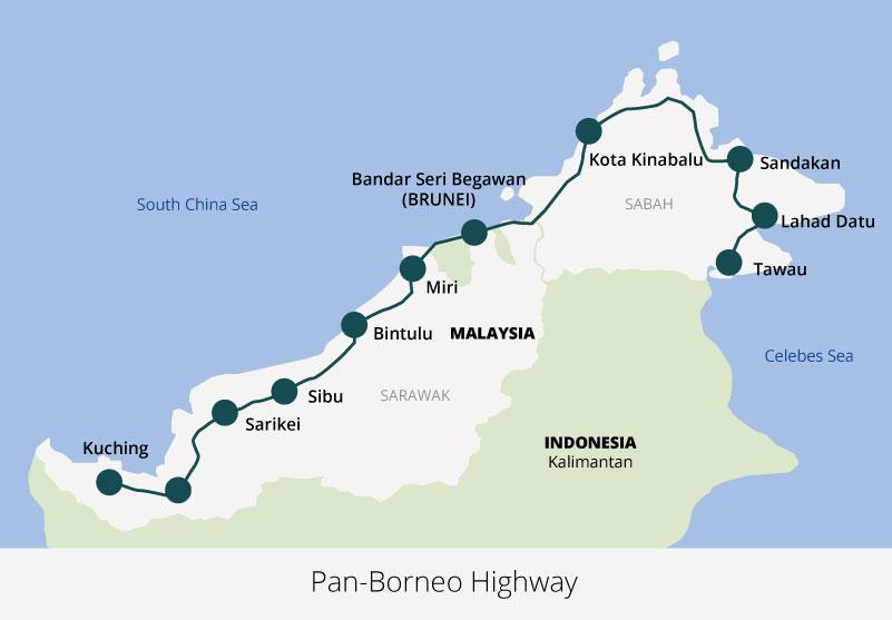 Pembinaan Lebuhraya Pan Borneo Dilancarkan Perdana Menteri